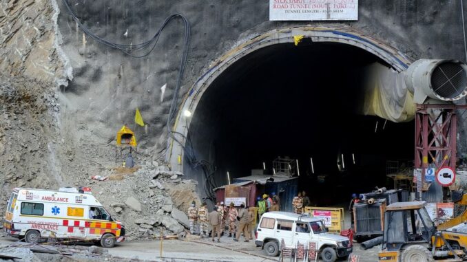 Final Rescue Efforts for 41 Workers Trapped in Indian Tunnel Hindered by Equipment Damage